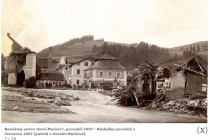 Povodeň Horní Maršov 1897, foto - www.scheufler.cz