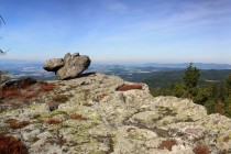 Lesní velkoinženýr (nenáviděný kůrovec) zde otevřel nádhérné výhledy do kraje