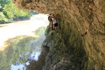 Skalní stezky nad řekou Nerou pamatují římské dobyvatele