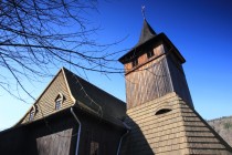 Grzmiaca - dřevěný kostel Narození Panny Marie