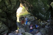 Sestup do jeskyně Ponicova