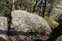 Broumovské stěny - Koruna skalní nápisy IMG_7335