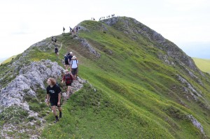 Pohoří Vulcan - výstup na hřeben Oslea