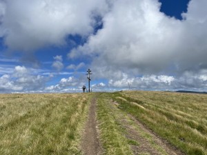 Hora Tempa je posledním výrazným vrcholem hřebene...