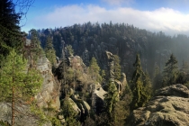 Teplické skály - nad Anenským údolím 