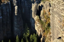 Teplické skály - na Chrámových stěnách 