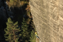 Teplické skály - na Chrámových stěnách 