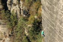 Teplické skály - na Chrámových stěnách 