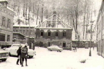 Podbučný mlýn těsně před demolicí, foto - archiv náchodského muzea