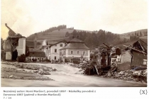 Povodeň Horní Maršov 30.7.1897, foto- www.scheufler.cz